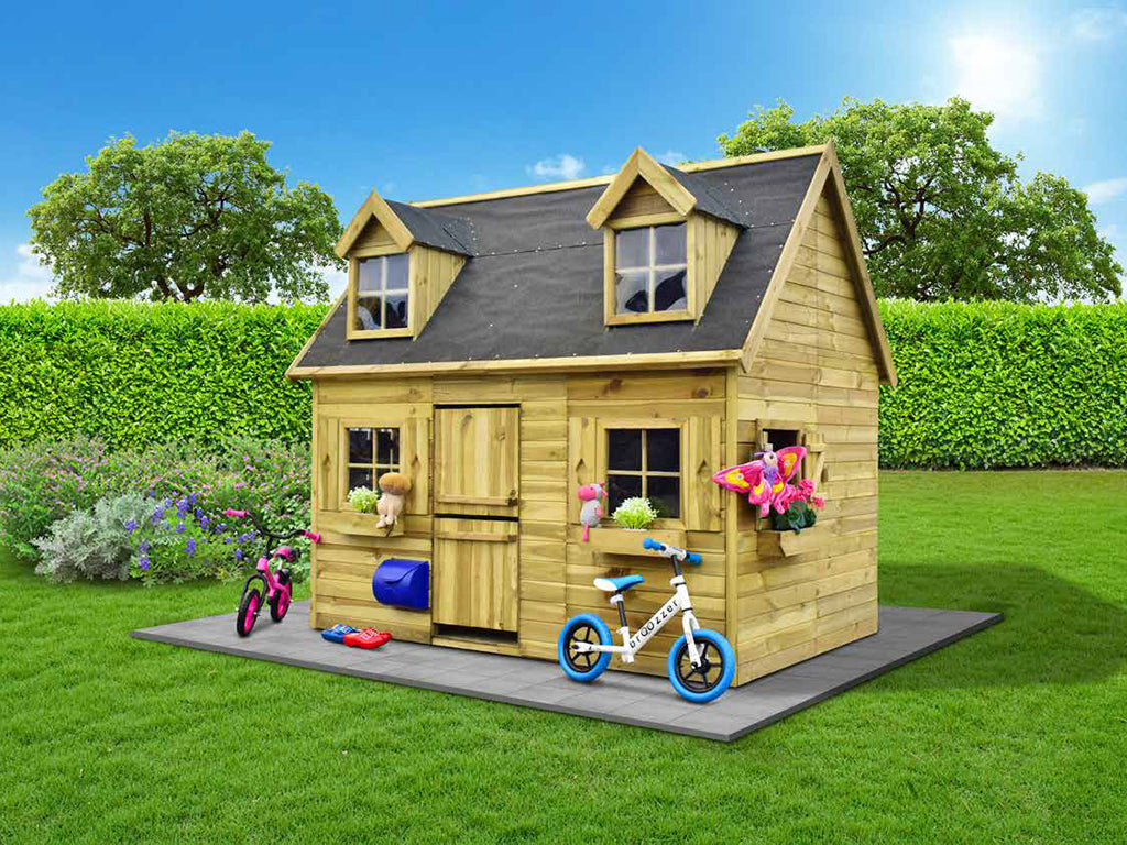 Outdoor wooden playhouse online