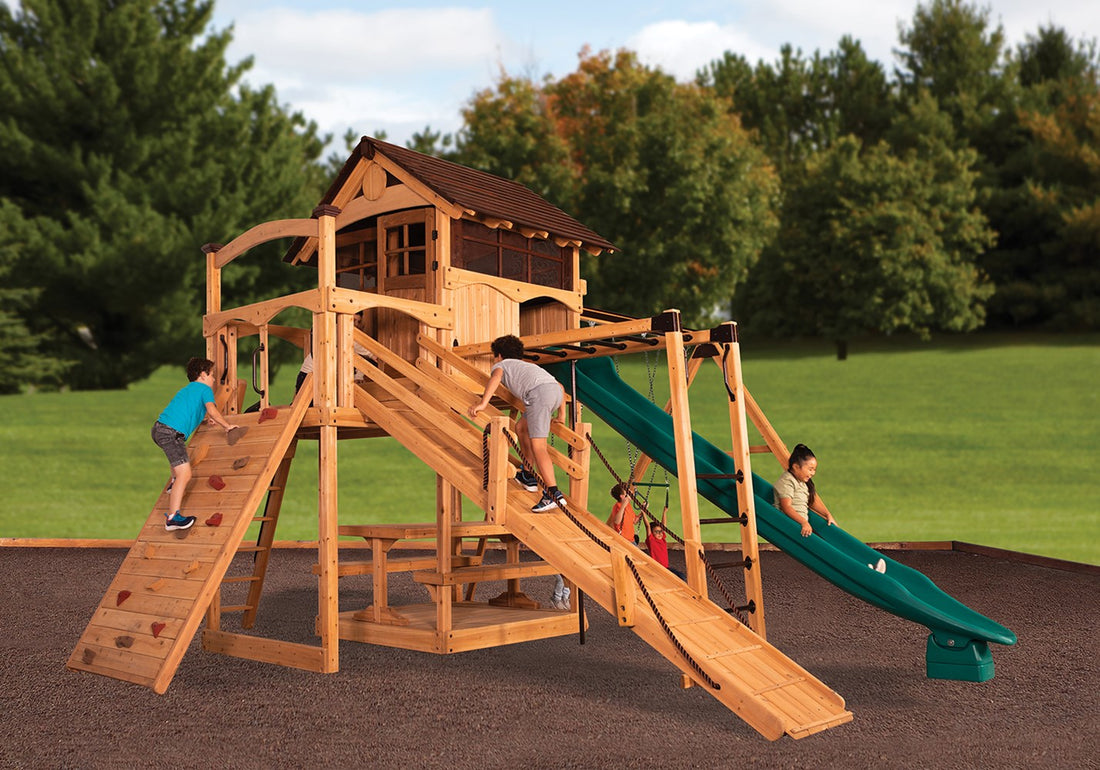 Elevate Your Backyard Fun with Swings and Slides