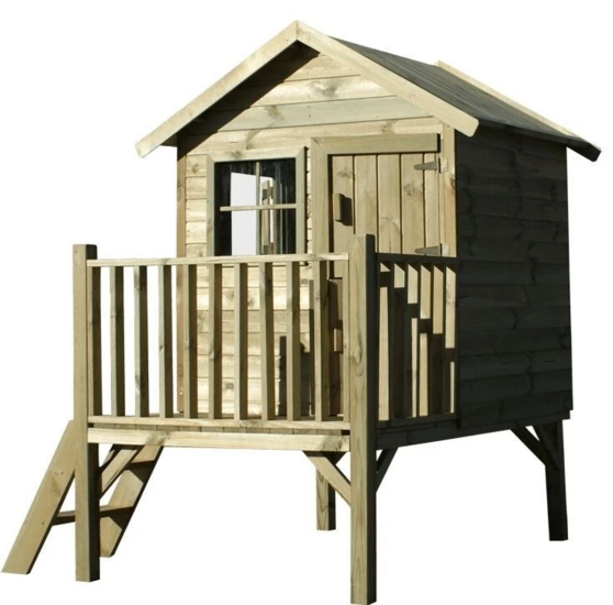 Wooden Playhouse Funny L - Prestige Garden