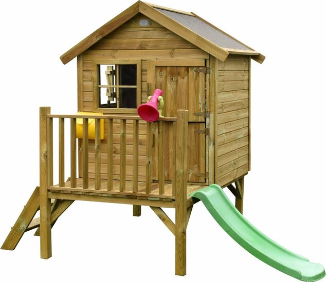 Wooden Playhouse Funny L - Prestige Garden