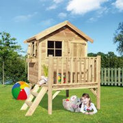 Wooden Playhouse Funny L - Prestige Garden