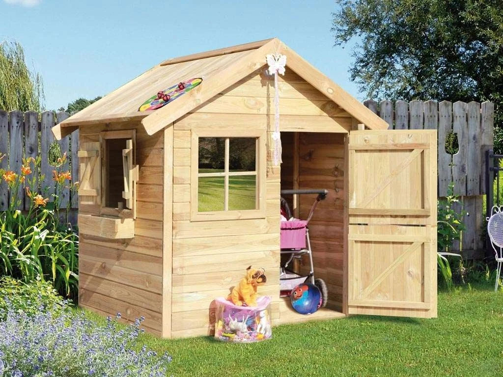 Funny Wooden Playhouse - Prestige Garden