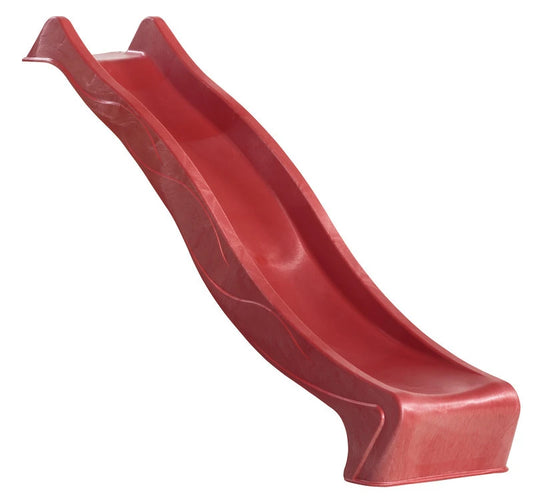 Slide with wave 240 cm -  Red