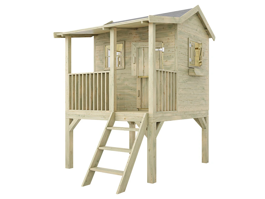 Saloon on Platform Wooden Playhouse - Prestige Garden