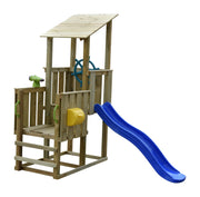 Pirate Wooden Play Tower including 2 Free slides - Prestige Garden