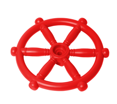 Ships toy steering wheel - Red